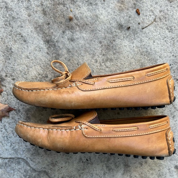 Mercanti Fiorentini String Tie Driving Loafers, size 7 - Picture 5 of 12